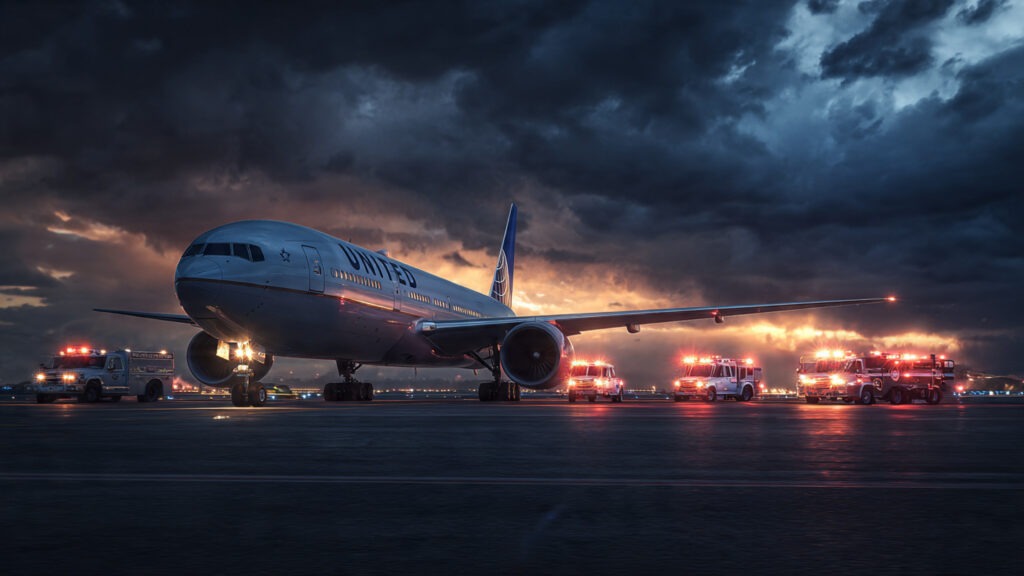 united airlines flight ua82 emergency​