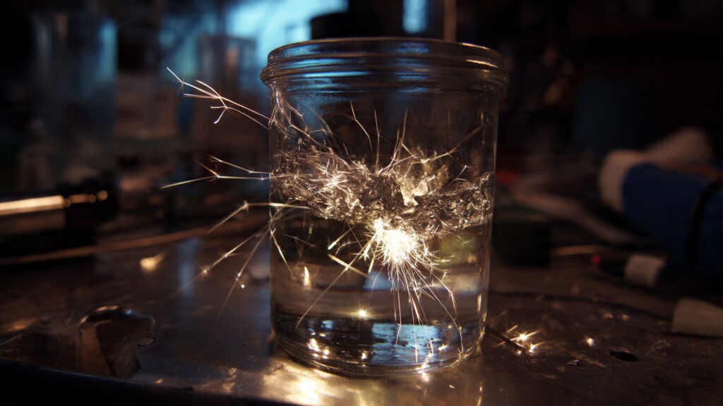 magnesium metal plus silver acetate