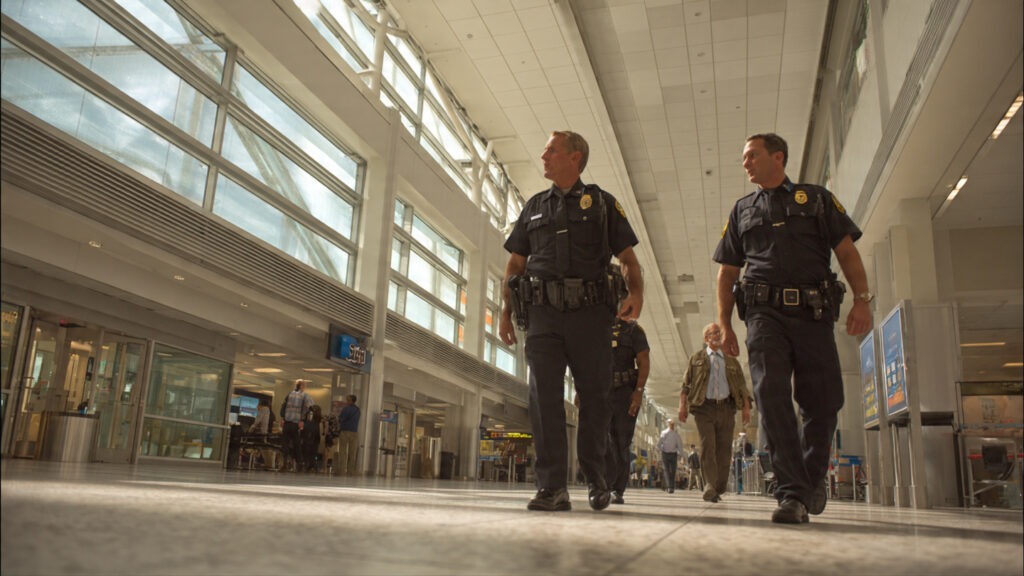 united flight passenger detained bush airport​